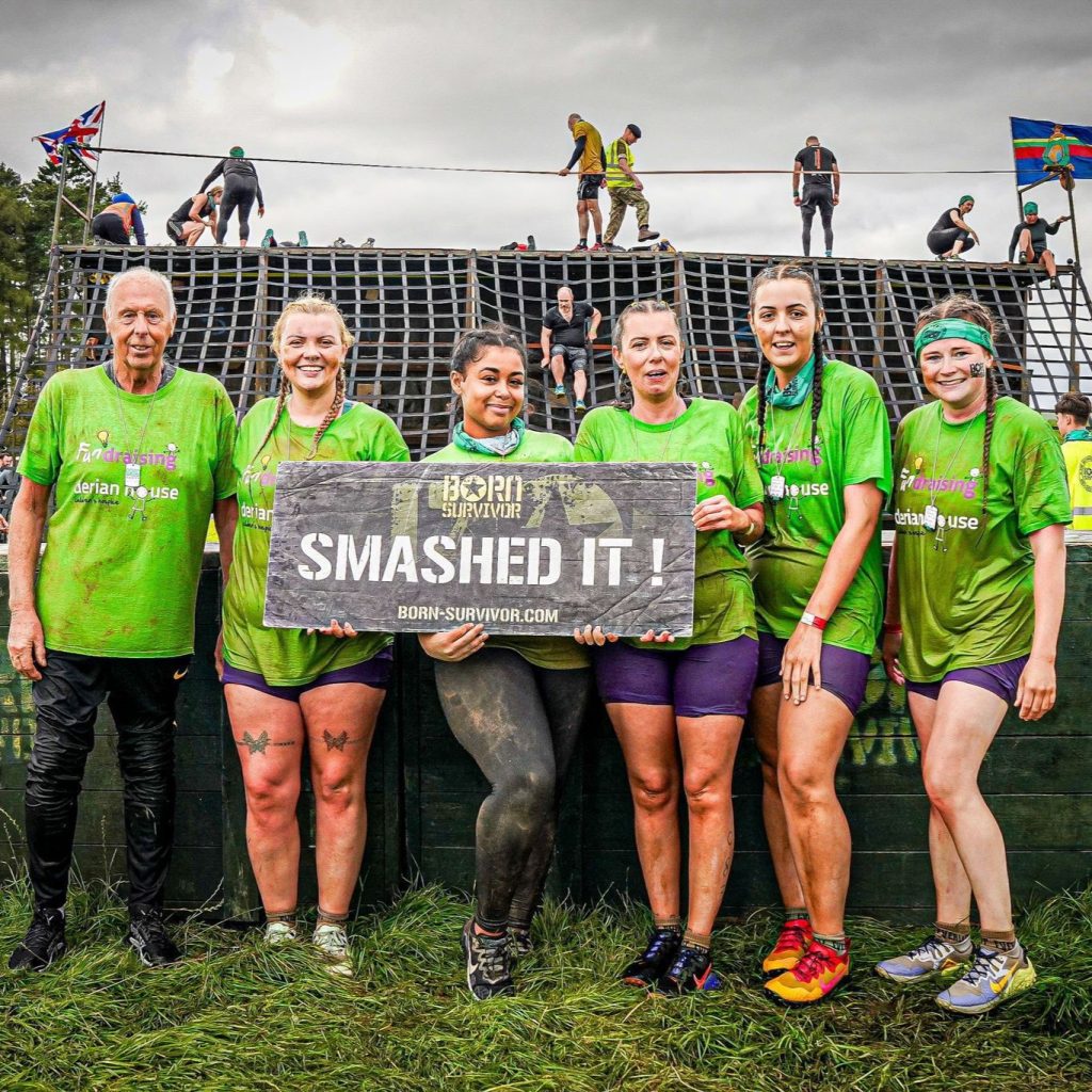 Bolton mum and her grandad endure UK’s toughest military assault course in memory of baby boy